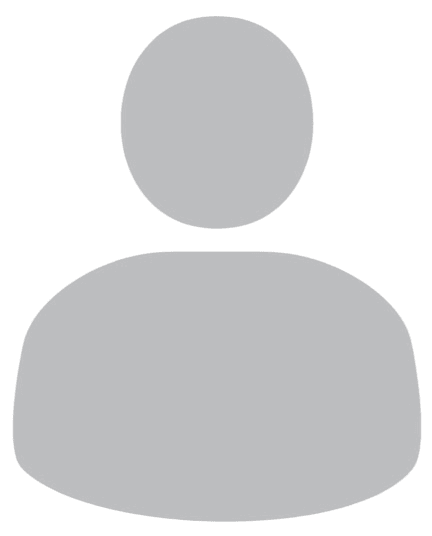 Default gray profile silhouette on black background.